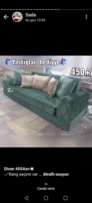 Divanlar: Künc divan, Yeni, Açılan, Bazalı, Ödənişli çatdırılma — 16