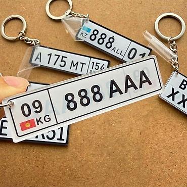 бирки для ключей: Брелок, Металл, Новый, Унисекс, цвет - Серебристый — 1