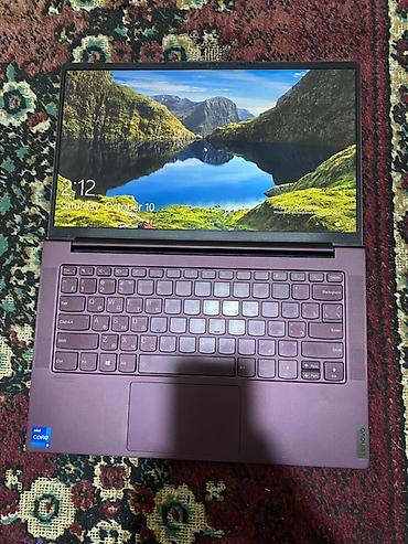iki: Lenovo Yoga noutbuk - Rəng: bənövşəyi/alüminium gövdə - Ekran: Nazik — 1