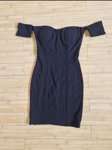 sinsay letnje haljine: L (EU 40), color - Black, Cocktail, Without sleeves