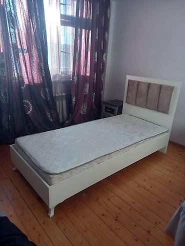 Tək nəfərlik çarpayı və döşək dəsti - Ölçü: təxmini 90x190 sm tək lalafo.az -da Tək nəfərlik çarpayı və döşək dəsti - Ölçü: təxmini 90x190 sm tək