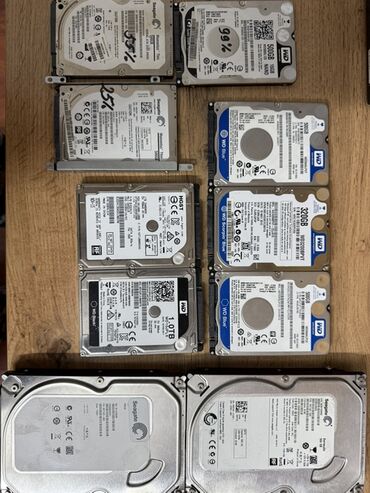 Жесткие диски, переносные винчестеры: Накопитель, Western Digital (WD), HDD, 1 ТБ, 2.5", Для ПК — 1
