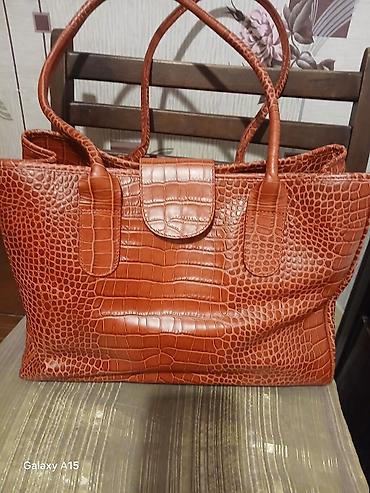 Çantalar: Marina Rinaldi çanta – Made in Italy - Material: krokodil naxışlı — 1