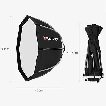 el blenderi: 90 cm diametr soft box yenidir + grid + 2 monopod ( ayaqlı və əldə — 1