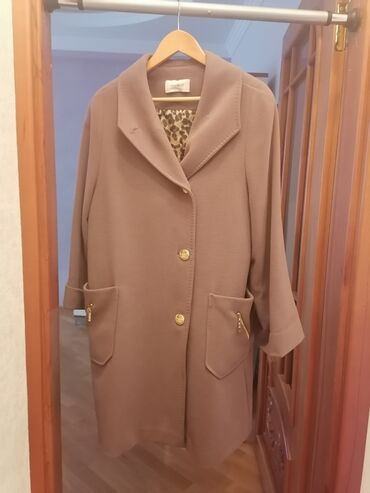 miss style пальто турция: Пальто 2XL (EU 44), цвет - Бежевый