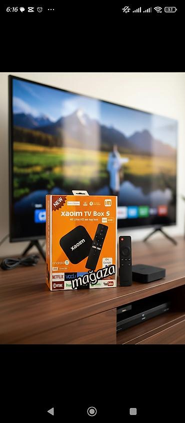 android box tv: Yeni Smart TV boks Google TV 2 GB / 16 GB, Android, Ünvandan götürmə, Pulsuz çatdırılma, Ödənişli çatdırılma — 4