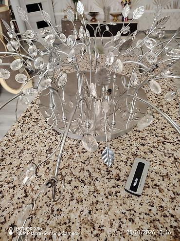ucuz lusturlar: Çılçıraq, 10 və daha çox lampa, Metal — 1