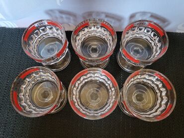 Čaše: Case nove za zestoko pice 60te italijanske. Case perfektne,sve na — 5