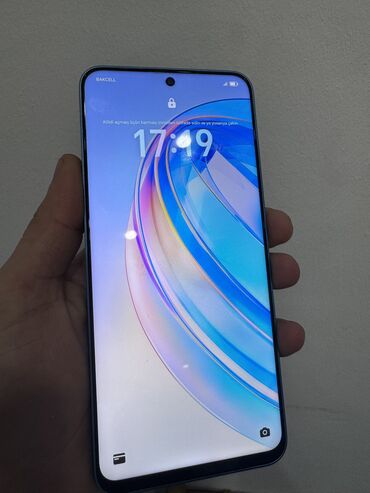 Honor: Honor X8a, 128 GB, rəng - Mavi, Düyməli, Barmaq izi, İki sim kartlı