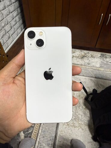 айфон 14 цена бу: IPhone 14, Колдонулган, 128 ГБ, Ак, 99 %