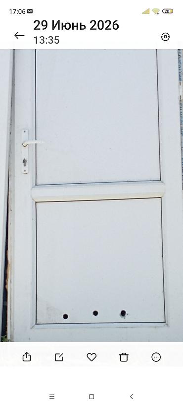 Plastik pəncərələr: PVC pəncərə və qapı dəsti - Material: ağ PVC profillər - Şüşə: ikiqat — 5
