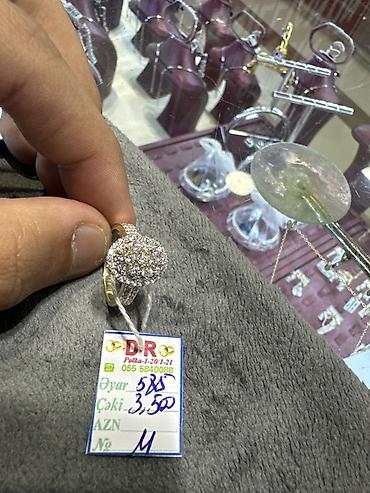 qizil uzukler type 1: Üzük, Sarı qızıl, 585 Əyar, 0-0.25 Karat — 4