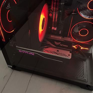 intel arc: Видеокарта для ПК, Б/у, ЖК Sapphire, Radeon RX, 8 ГБ — 1