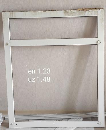 şüşə qapi: PVC balkon-qapı və pəncərə dəsti - Material: ağ PVC profil, ikili — 4
