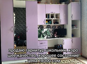 шкаф офисный: Шкафно-письменный гарнитур «Школьник» - Многофункциональный комплект — 1