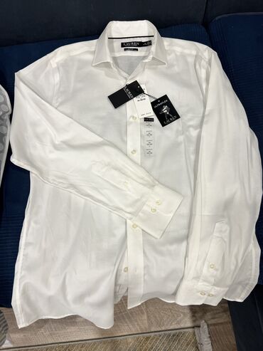 рубашка размер 42l: Рубашка L (EU 40), цвет - Белый