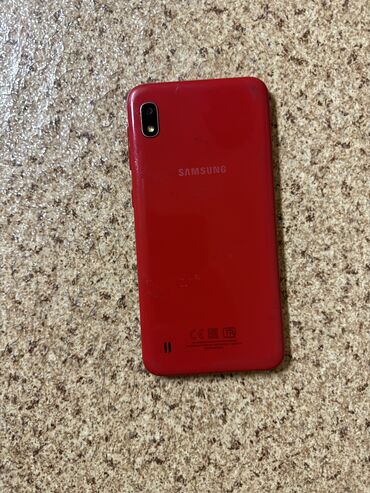 samsung sade telefon: Samsung A10s, 32 ГБ, цвет - Красный, Face ID