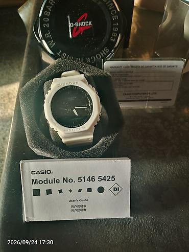 Qol saatları: CASIO G‑SHOCK saatı – ağ rəng, analoq‑rəqəmsal displey Xüsusiyyətlər — 2