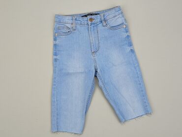 spodenki krótkie jeans: Krótkie Spodenki Damskie, Bershka, XS (EU 34), stan - Dobry