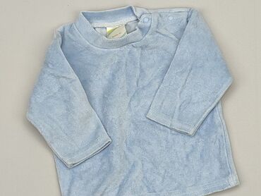 bluzka blekitna: Bluza, 0-3 m, stan - Bardzo dobry
