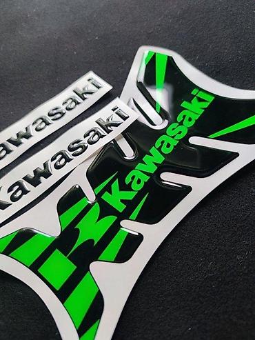 orginal: Stikeri za motore - Kawasaki slova i tank pad - 16611 📌 Opis — 3