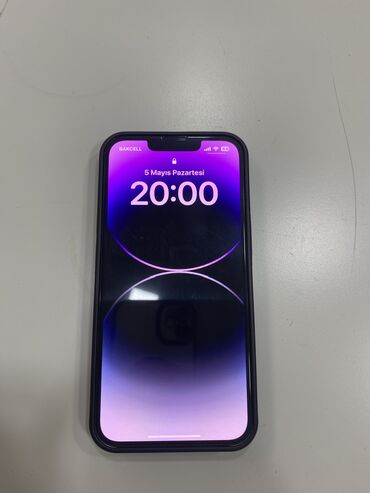 Apple iPhone: IPhone 14, 128 GB, Ağ, Zəmanət, Simsiz şarj, Face ID