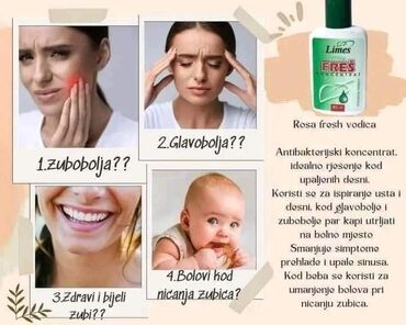 gel za bolove u nogama: 🌹Limes Fres vodica 💦 osvežava dah 💦deluje protiv karijesa 💦uklanja