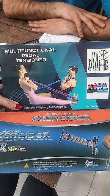 Espanderlər: Məhsul: Three Function Exerciser – çoxfunksiyalı rezin müqavimət — 11