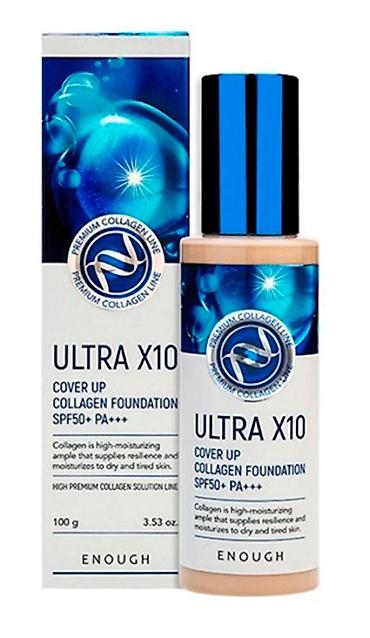 collagen krem: Enough Ultra X10 Cover Up Collagen Foundation SPF50+ PA+++ 13. - — 1