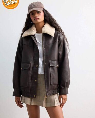 Kurtkalar: Dəri kurtka, Defacto, L — 1