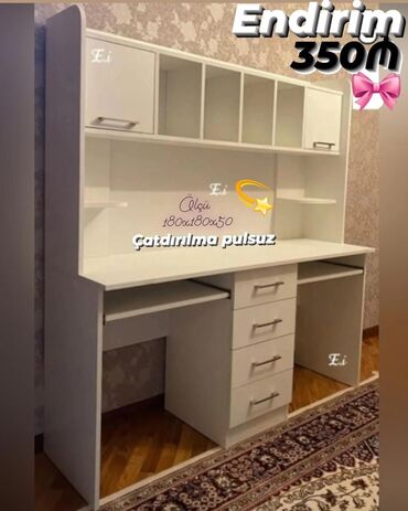 yaz fesli: *İkinəfərlik yazı masası / iş masası _ 350AZN💥* ✔️Rəng seçimi var
