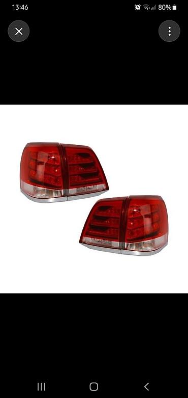 ceska satisi: Toyota Land Cruzer-200 (2008-2010) stop işıqlar. Üstdən — 1
