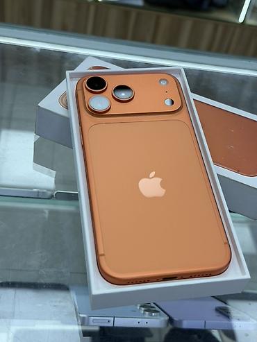 poco x: IPhone 17 Pro Max, Б/у, 256 ГБ, Оранжевый, Защитное стекло, Чехол, Кабель, 100 % — 2
