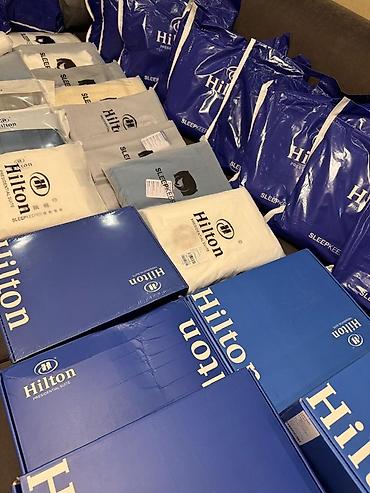 Комплекты постельного белья: Премиальный текстиль для дома Hilton Оригинал, напрямую с — 5