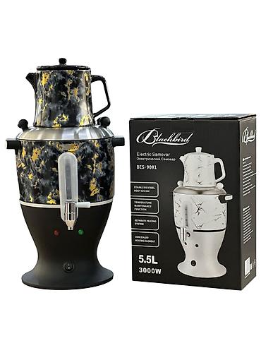 Samovarlar: №: 5048 Məhsulun adı: Samovar Blackbird BES-9091 Black/Gold Brend: No — 1