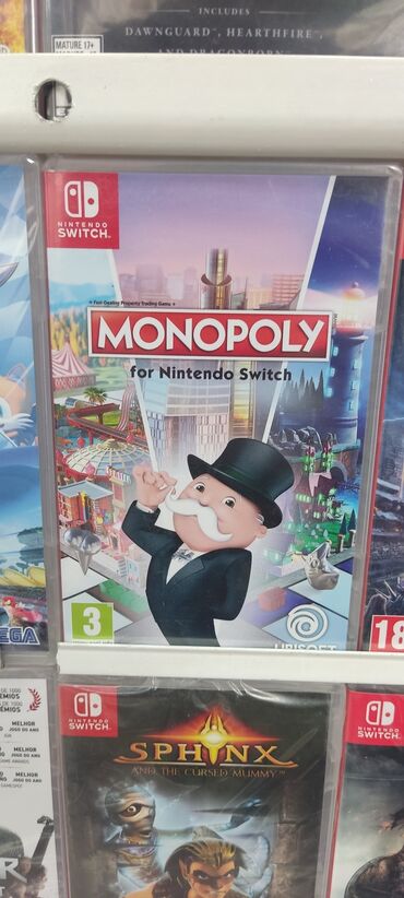 monopoly: Nintendo switch üçün monopoly oyun diski. Tam original, bağlamadadır