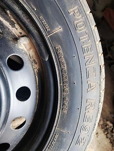 шины 225 60 16: Летняя шина Bridgestone Potenza RE92 на стальном диске — 3