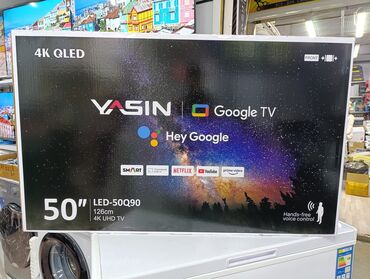 антенны arrow: Телевизор yasin qled 50q90 130 см 50" 4khd (смарт тв) гарантия 3 года