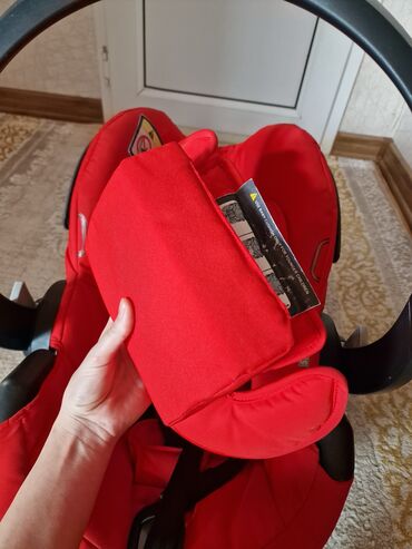 Avtokreslolar: Qırmızı rəngli uşaq avtomobil oturacağı (beşik tipli, daşıma — 8