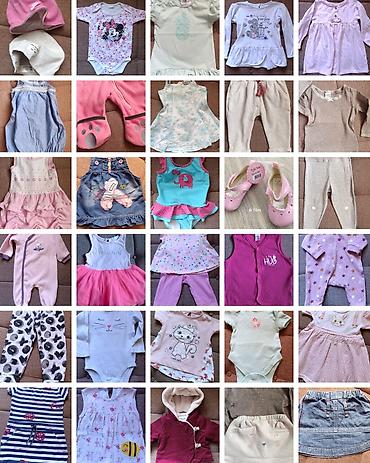 Haljine: Paket za bebu devojcicu.Oko 30 komada garderobice 0-86 — 1