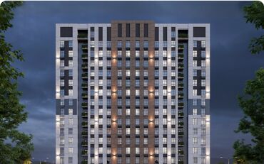 строка кж продажа квартир в бишкеке: 1 комната, 48 м², Элитка, 3 этаж, ПСО (под самоотделку)