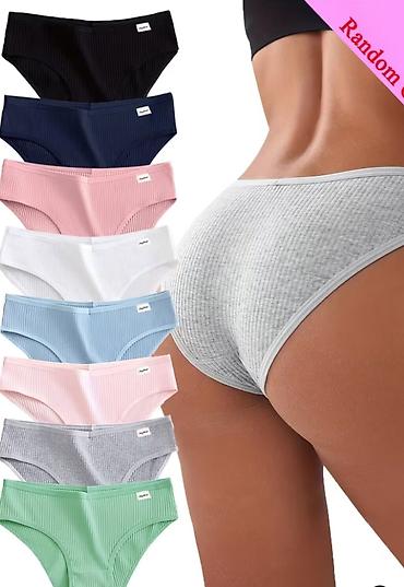 ps baletanke: Ženske pamučne gaćice – set 6 kom.vel XL (nasumične boje) - Model — 3