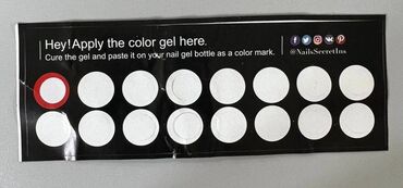 наклейки для ноутбука: Наклейки для обозначения цвета гель-лака
