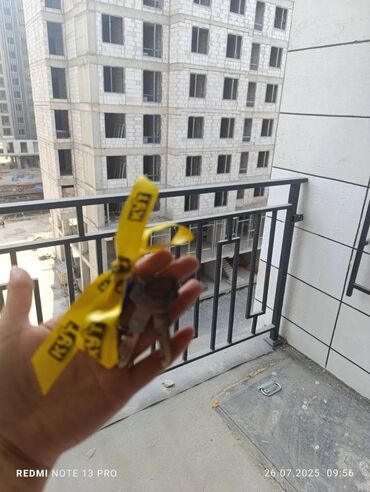 сдаю квартиру рынок аламедин: 1 комната, 42 м², Элитка, 7 этаж, ПСО (под самоотделку)