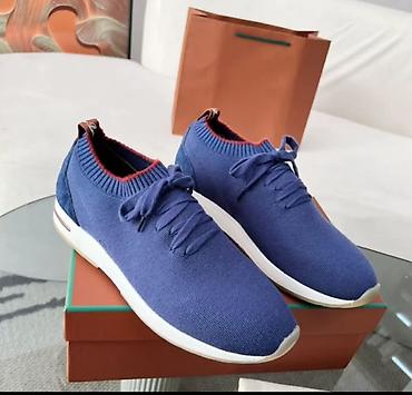 lacoste обувь бишкек: Мужские кроссовки, 41, 41.5, 42, Loro Piana, Новый, цвет - Голубой, Платная доставка — 1