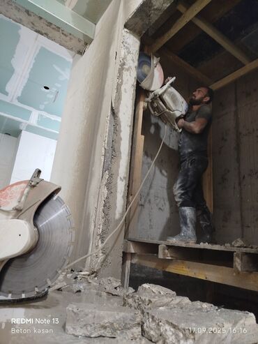 Beton işləri: Beton kəsmə beton deşmə xidməti Karot - HILTI DD 200 / 350 ilə 25 ° — 10