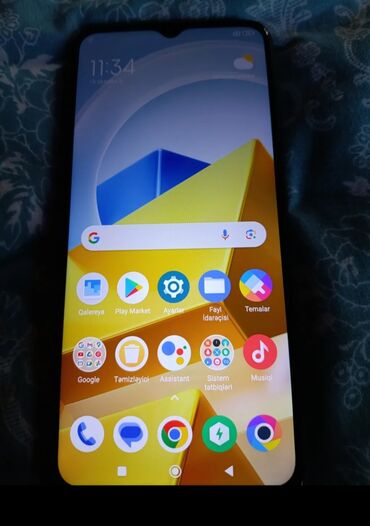 Poco: Poco M5, 128 GB, rəng - Qara, Sensor, Barmaq izi, Sənədlərlə