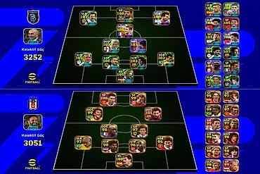turnik gence: EFootball hesabı/squad satışı – yüksək reytinqli iki komanda quruluşu — 1