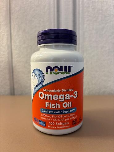 Məhsul: NOW Omega-3 Fish Oil – Molekulyar distillə olunmuş balıq yağı