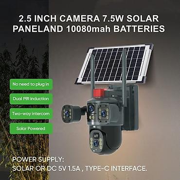 Видеонаблюдение: Уличная камера видеонаблюдения со встроенным солнечным зарядным — 2